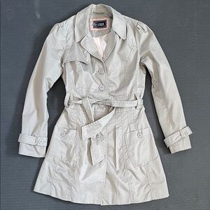 XSide Women’s Sz M Light Belted Trench Coat